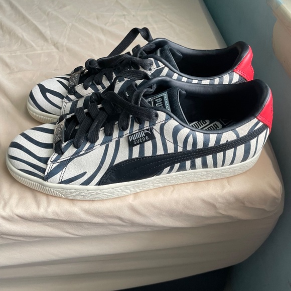 Puma Paul Stanley  Kiss striped Suede Sneakers - Picture 3 of 7